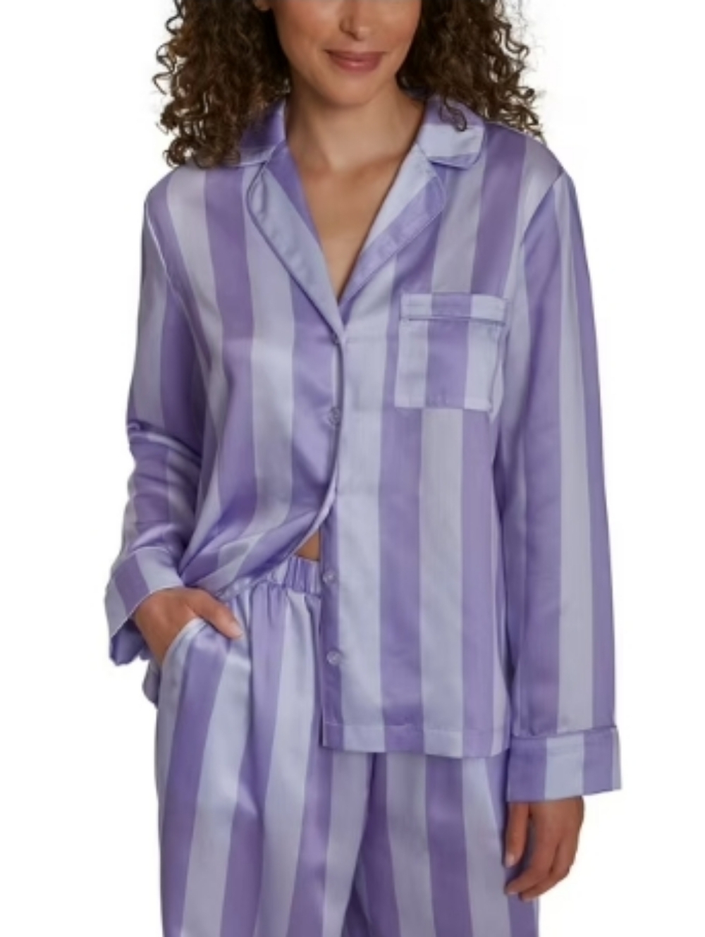 LOFT Women's Satin Notch Collar Pajama Set